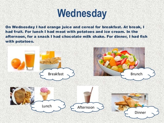 my food diary jorge 5b