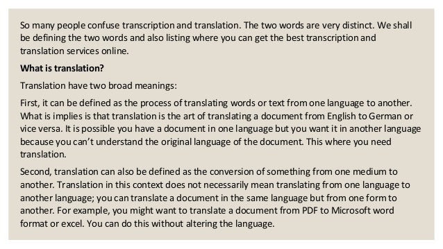 transcription on fiverr what does the word format mean