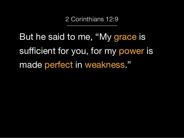 Sermon Slide Deck My Grace Is Sufficient For You 2