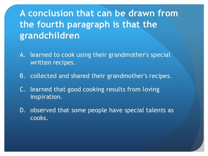 paragraph on grandmother