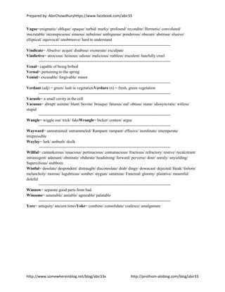 Homogeneous GRE words | DOCX