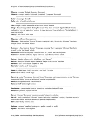 Homogeneous GRE words | DOCX