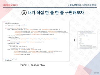 2019
/84
# / -
zi2zi:	tensorflow
32
 