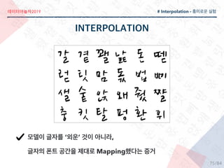 2019
/84
  ,
Mapping
# Interpolation -
75
 
