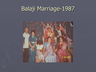 Balaji Marriage-1987 