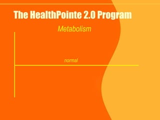 The HealthPointe 2.0 Program Metabolism normal 