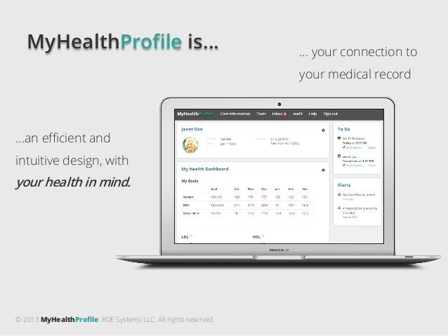MyHealthProfile - Your Health. Simplified.