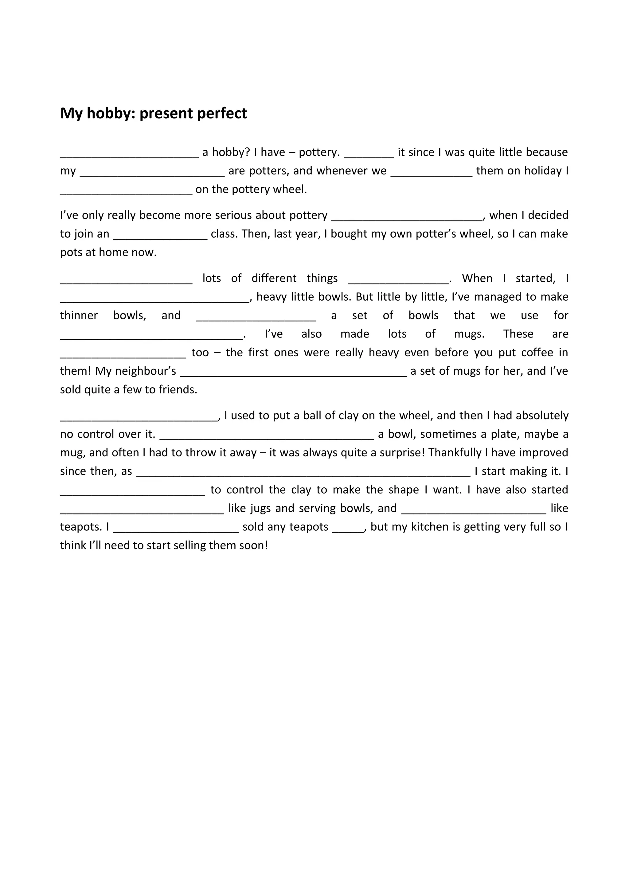my-hobby-present-perfect-pdf