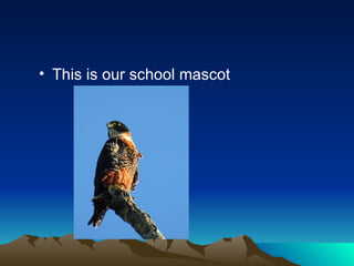 This is our school mascot 