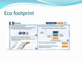 Eco footprint

 