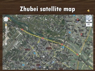 Zhubei satellite map 