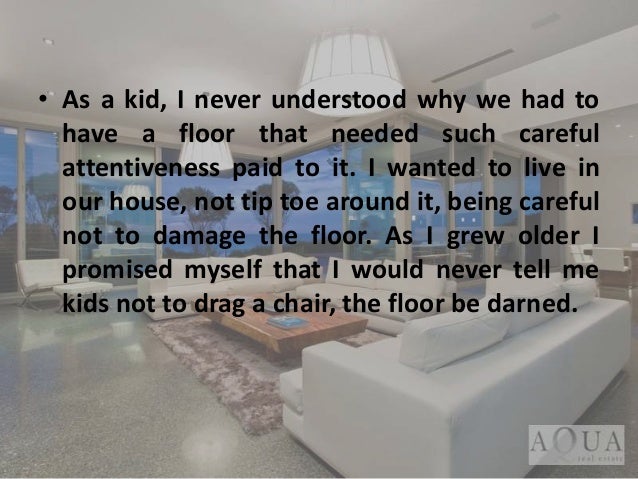 My House My Love My Floor With Polished Concrete By Aus Floor Works