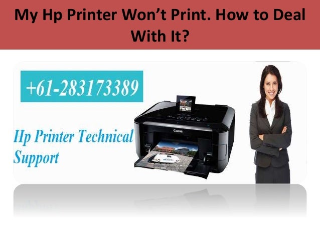 my printer wont print