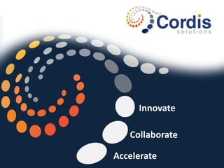 Innovate

   Collaborate

Accelerate
 