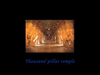 Thousand pillar temple 