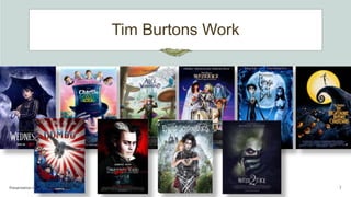 Tim Burtons Work
Presentation title 7
 