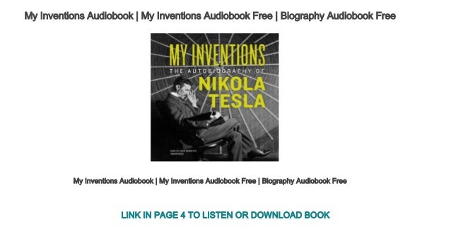 My Inventions Audiobook My Inventions Audiobook Free