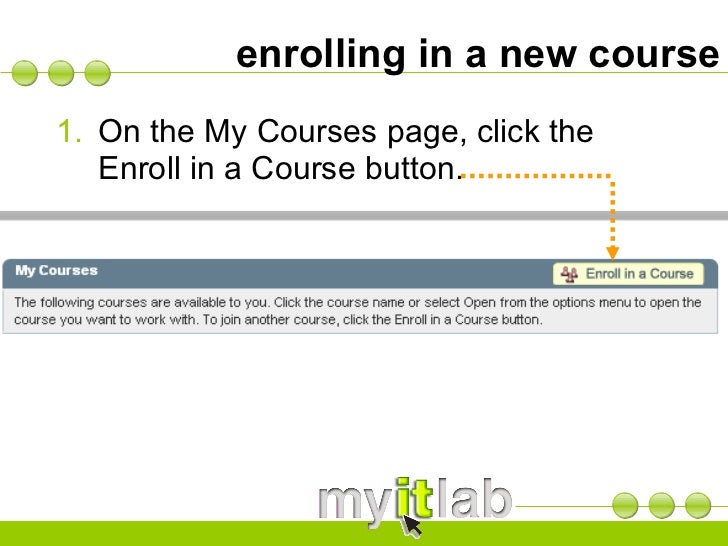 Myitlab Student Registration Enrollment Fall2008 Myitlab Student Registration Enrollment Fall2008