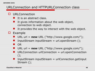 Java Networking | PPT