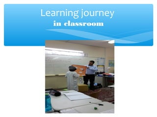Learning journey
in classroom
 