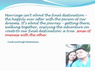 My journey to happy marriage life | PPTX