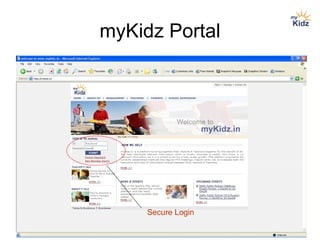 myKidz Portal Secure Login 