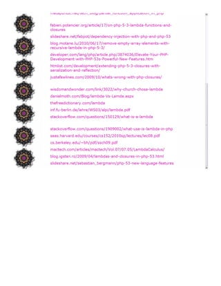 The Truth About Lambdas in PHP