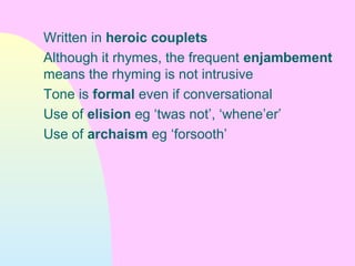 Forsooth Definition My last duchess | PPT