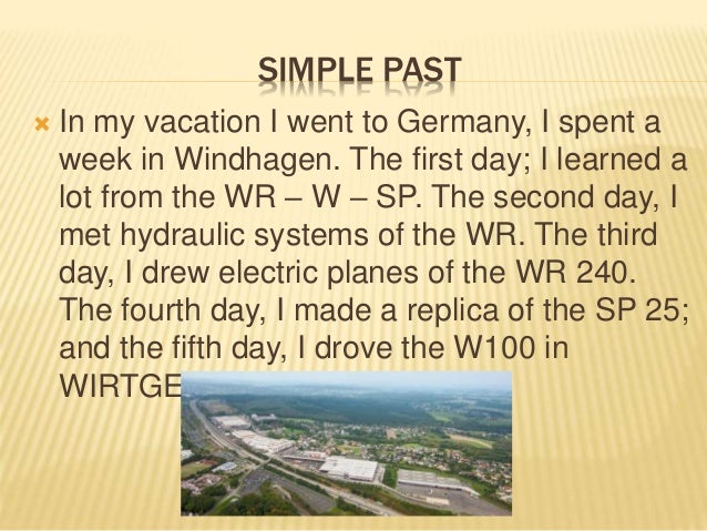 My last vacation