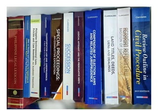 Law Books Authored by Atty. Alvin Claridades as of August 2019