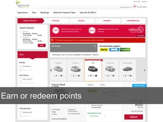 Earn or redeem points
 