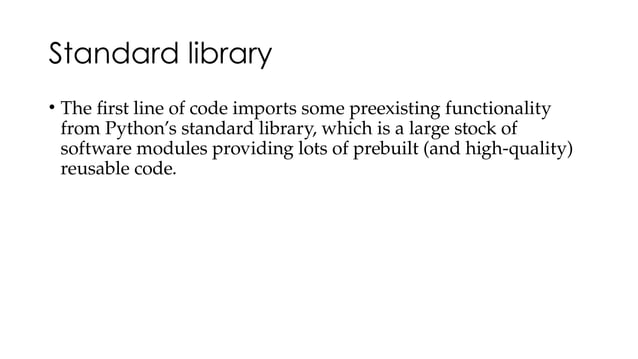 Introduction to Basics of python language | PPTX