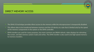 My lecture 18 of mpi that is of direct memory access | PPTX