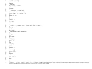 Isdigit Cpp My lecture infix-to-postfix | PPTX