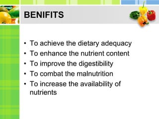 Methods to improve dietary adequacy | PPTX