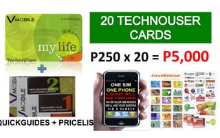 P250 x 20 = P5,000
QUICKGUIDES + PRICELIST
 