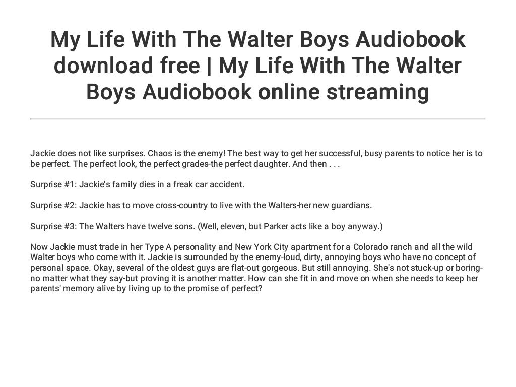 My Life With The Walter Boys Audiobook download free | My Life With T…
