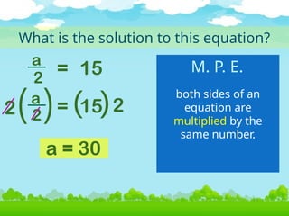 MY LINEAR EQUATION PPT.pptx. Solving of linear equation | PPTX