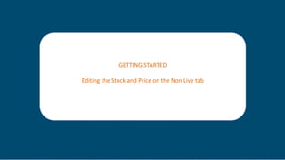 How to Make a Listing Active
Step 3: To make
the listing active,
click on Approve
and Start Selling
Step 1:Head to
the Non Live
Tab
Step 2: Click on
the QC Verified
tab
 