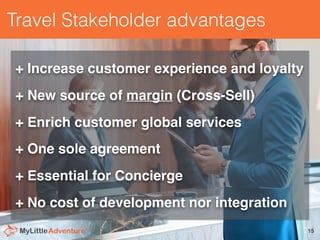 + Increase customer experience and loyalty
+ New source of margin (Cross-Sell)
+ Enrich customer global services
+ One sol...