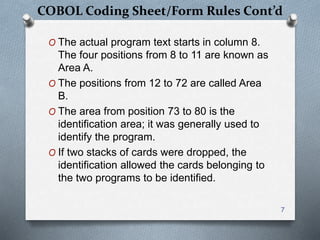 COBOL Foundation 2 | PPT | Programming Languages | Computing