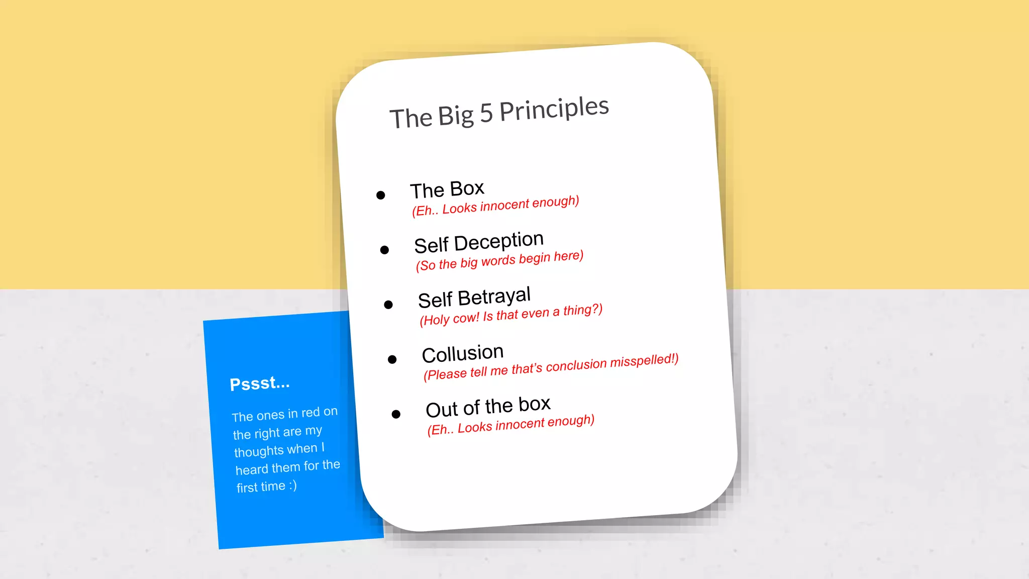 My LSD (Leadership and Self Deception) Journey at Kissflow | PPT