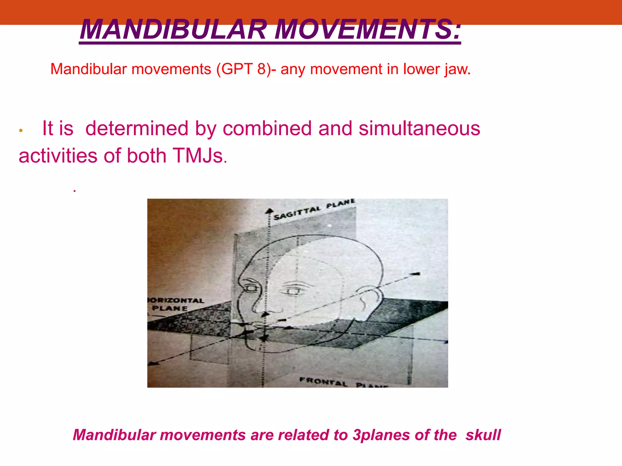 My mandibular movement final presentation | PPTX
