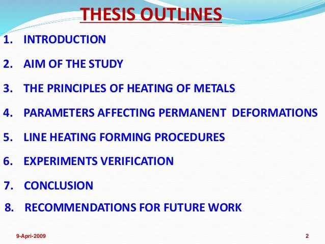 Master thesis future work
