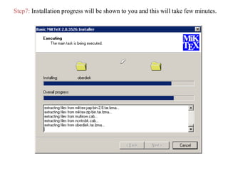 Step7: Installation progress will be shown to you and this will take few minutes.
 