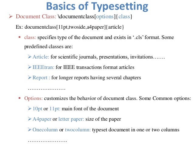 page size and margins sharelatex