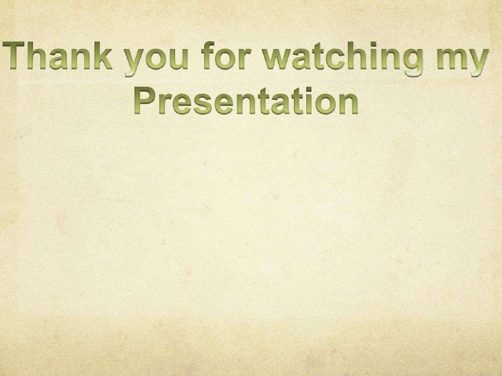 My Media Presentation My Media Presentation