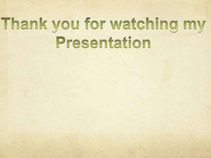 My Media Presentation