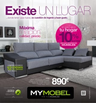 Catálogo de Muebles y Decoración MYMOBEL. Primavera 2013