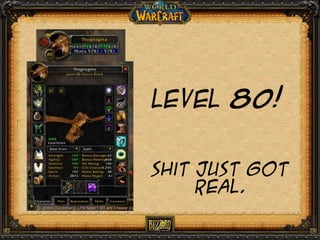 Level 80!
Shit just got
real.

 